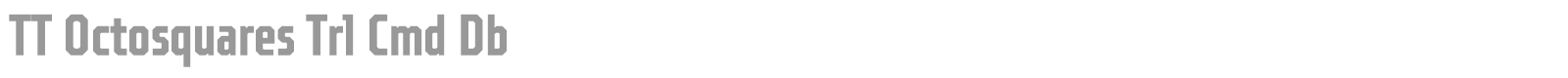 TT Octosquares font preview